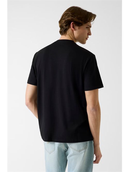 T-shirt in misto modal GUESS | M6GI21K3053/JBLK